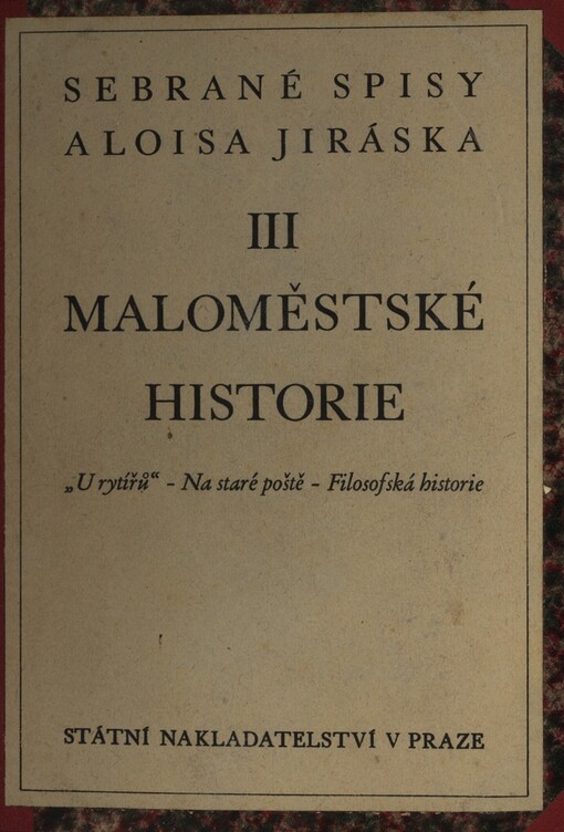 Maloměstské historie