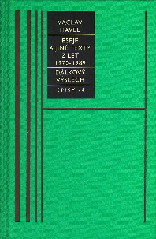 Eseje a jiné texty z let 1970-1989: Dálkový výslech
