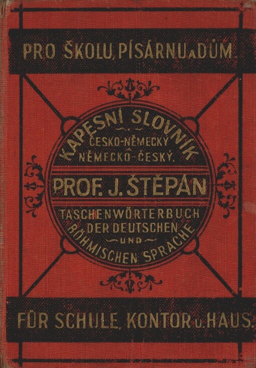 Nový kapesní slovník česko-německý a německo-český =Neues Taschenwörterbuch der böhmischen und deutschen Sprache