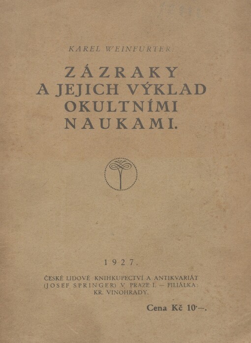 Zázraky a jejich výklad okultními naukami