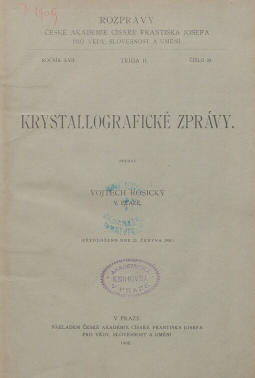 Krystallografické zprávy