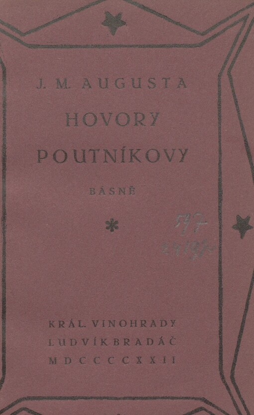 Hovory poutníkovy: básně