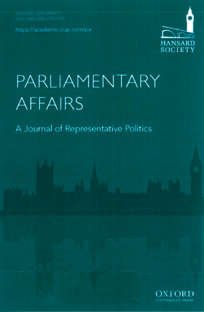 Parliamentary affairs : a journal of representative politics