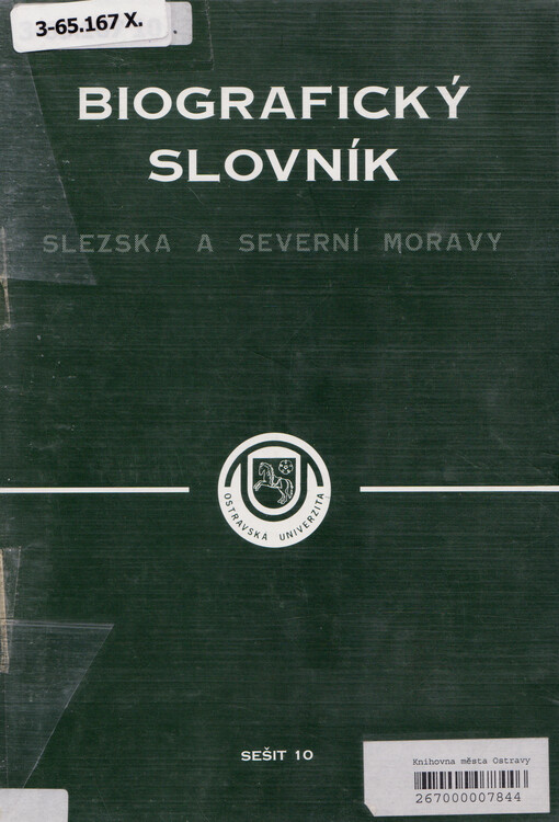 Biografický slovník Slezska a severní Moravy 10