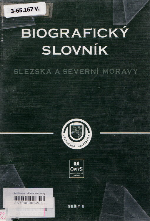 Biografický slovník Slezska a severní Moravy 5