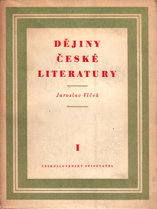 Dějiny české literatury