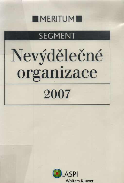 Nevýdělečné organizace ... : výklad je zpracován k právnímu stavu ke dni ...