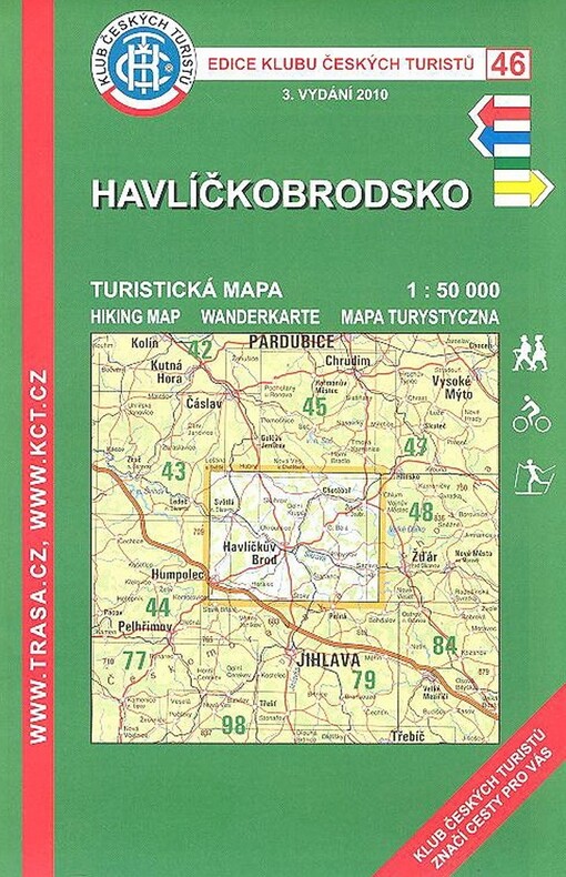 Havlíčkobrodsko turistická mapa