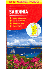 Sardinia : MARCO POLO Highlights, fold-out overview map, index of place names, city map Cagliari (odkaz v elektronickém katalogu)