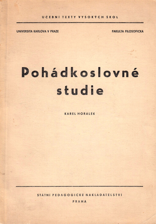 Pohádkoslovné studie
