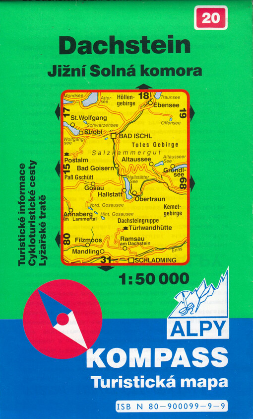 Dachstein, Jižní Solná komora : turistické informace : cykloturistické cesty : lyžařské tratě