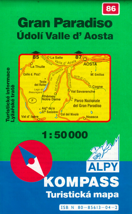 Gran Paradiso, Údolí Valle d'Aosta : turistické informace : lyžařské tratě