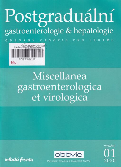 Postgraduální gastroenterologie & hepatologie : odborný časopis pro lékaře
