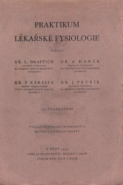 Praktikum lékařské fysiologie