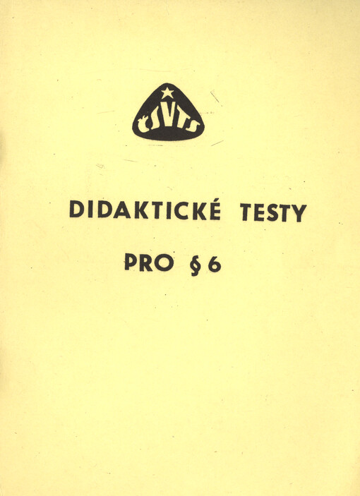 Didaktické testy pro & 6