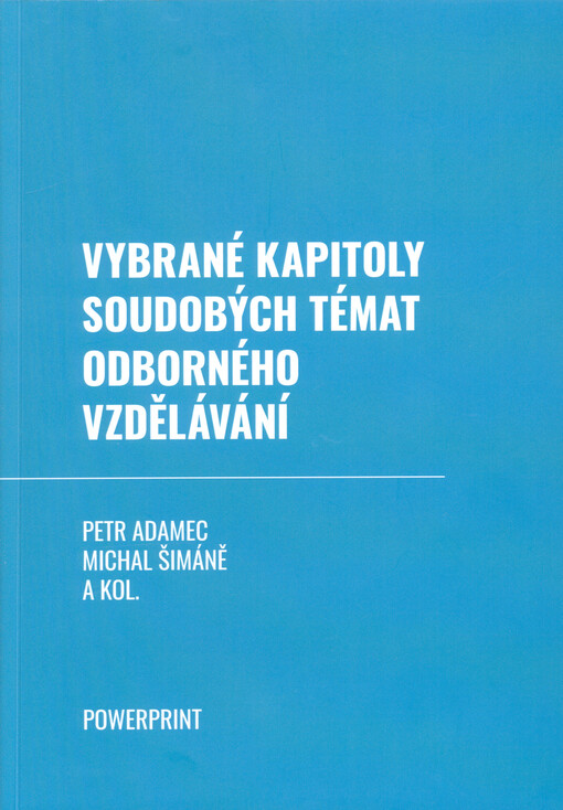 Vybrané kapitoly soudobých témat odborného vzdělávání