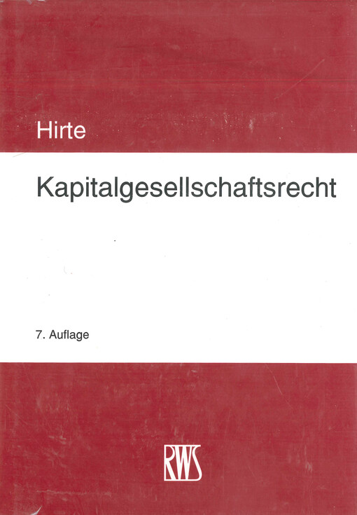 Kapitalgesellschaftsrecht