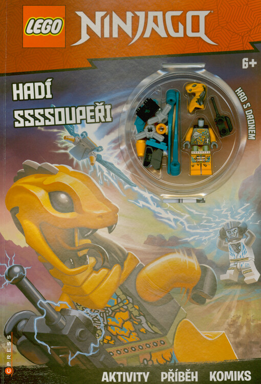 LEGO Ninjago : aktivity, příběh, komiks. Hadí ssssoupeři