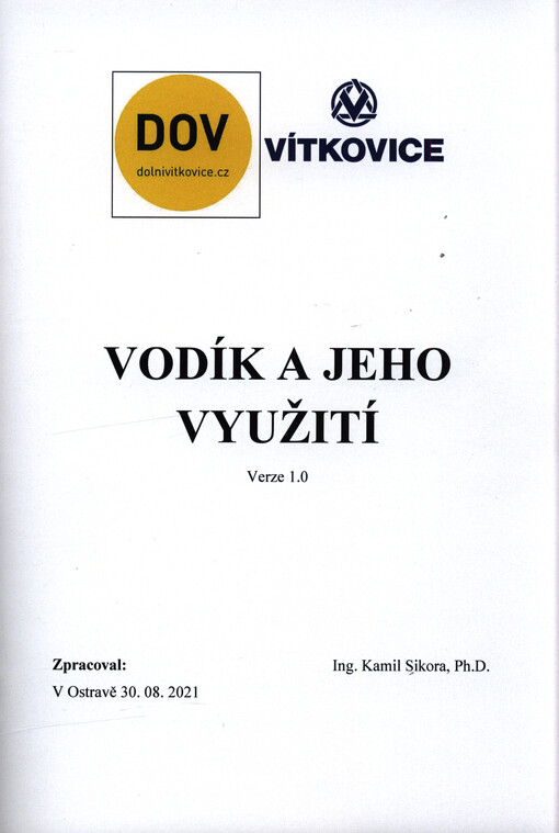 Vodík a jeho využití : verze 1.0