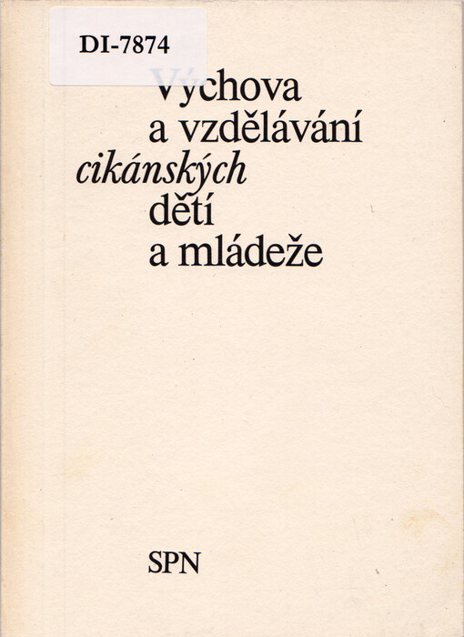 Výchova a vzdělávání cikánských dětí a mládeže