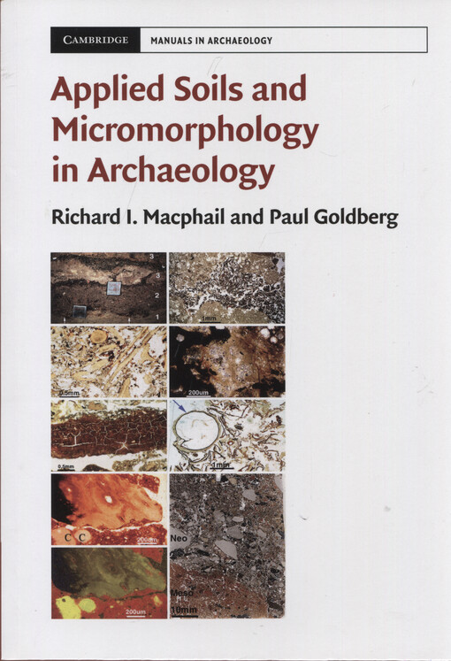 Applied soils and micromorphology in archaeology