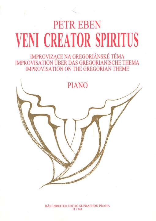 Veni creator spiritus improvizace na gregoriánské téma : piano = Veni creator spiritus : improvisation on the gregorian Theme : piano = Veni creator spiritus : Improvisation über das gregorianische Thema : Piano