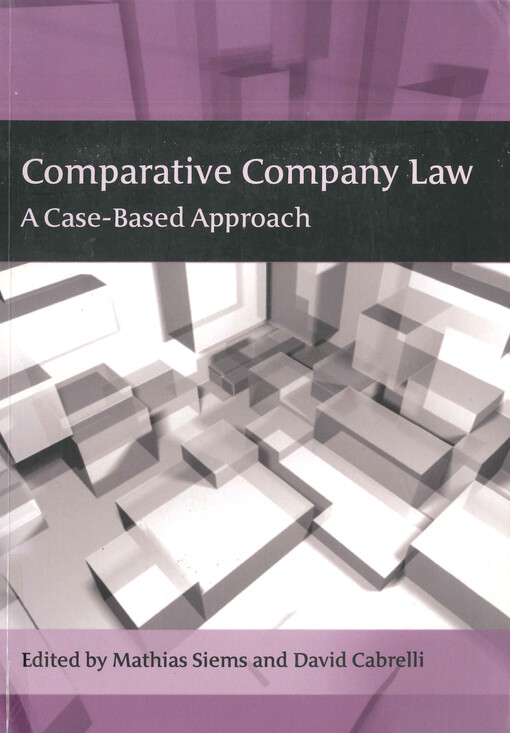 Comparative company law : a case-based approach