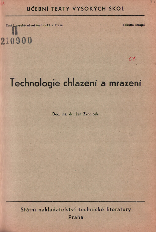Technologie chlazení a mrazení