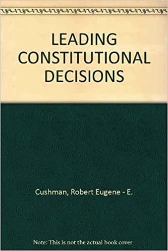 Leading constitutional decisions