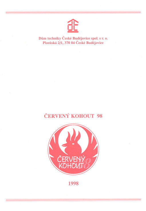 Červený kohout 98 : České Budějovice, 21.-22.10.1998 : [sborník přednášek]