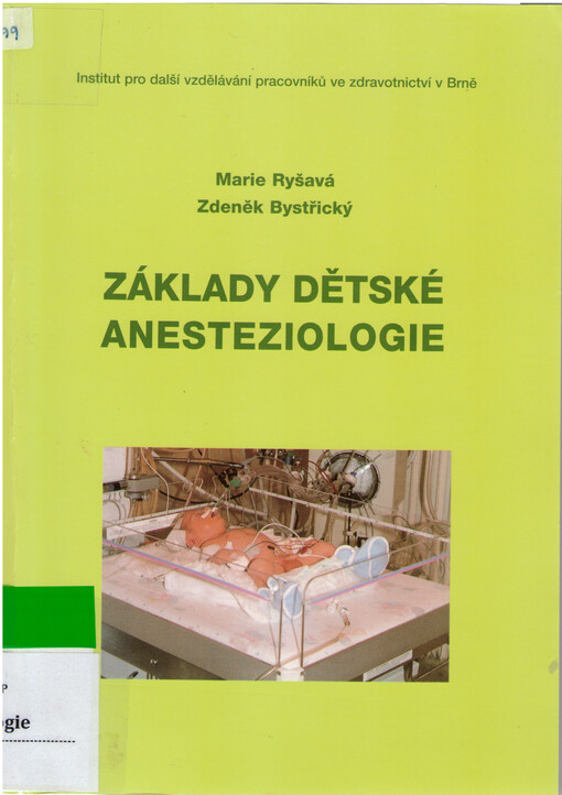 Základy dětské anesteziologie