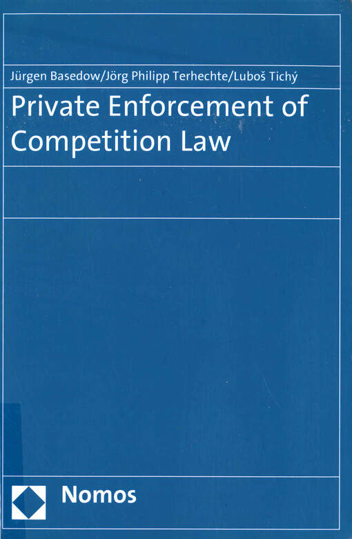 Private enforcement of competition law