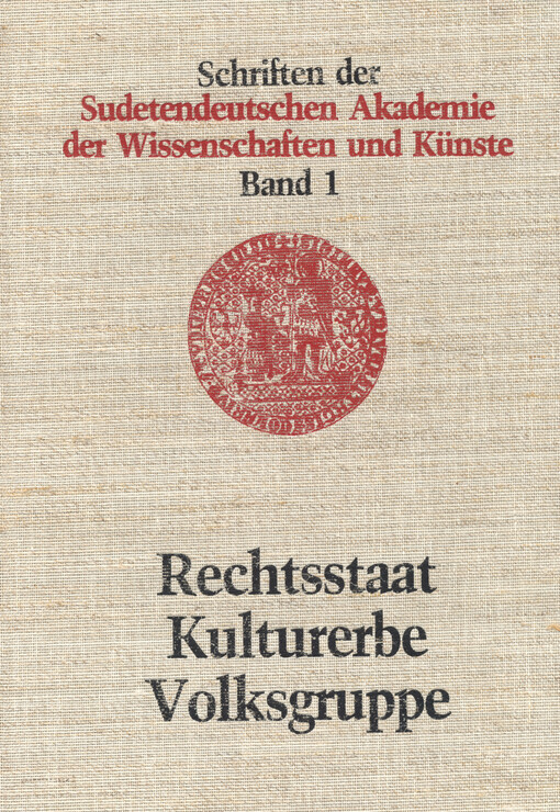 Rechtsstaat - Kulturerbe - Volksgruppe