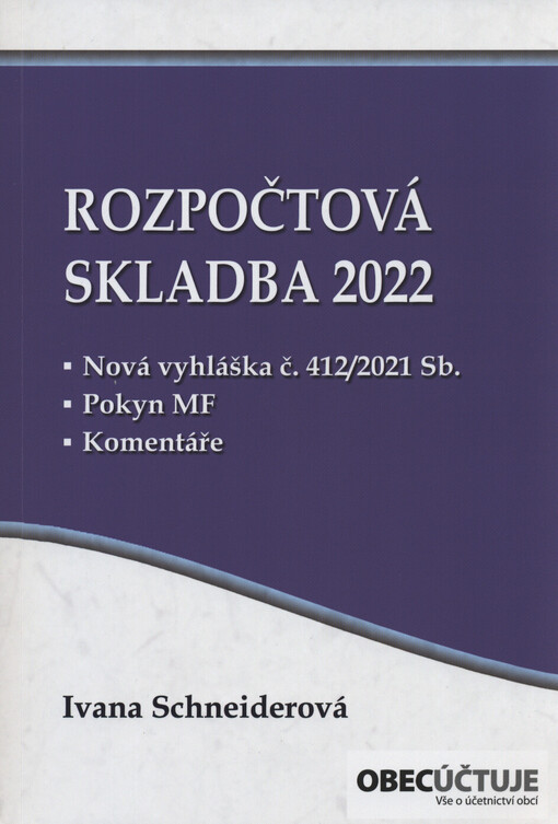 Rozpočtová skladba v roce 2022