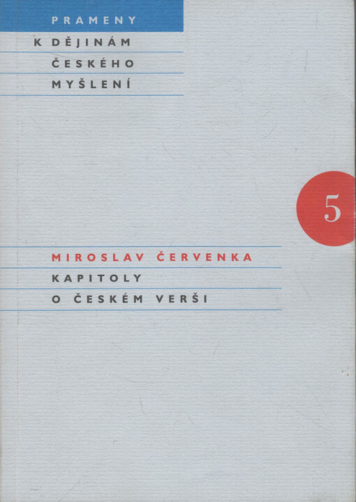 Kapitoly o českém verši