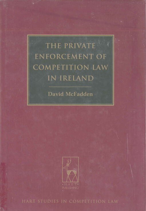 The private enforcement of competition law in Ireland