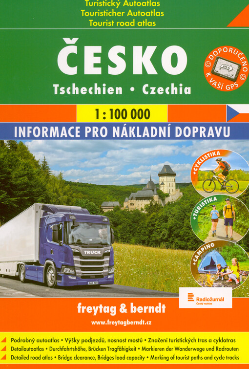 Turistický autoatlas Česko = Touristischer Autoatlas Tschechien = Tourist road atlas Czechia