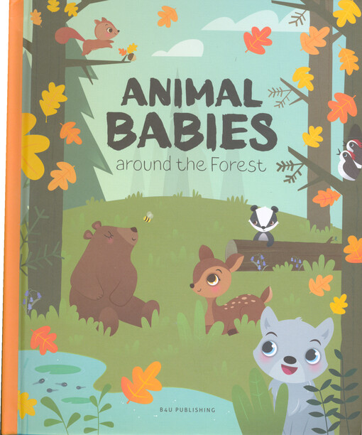 Animal babies around the forest