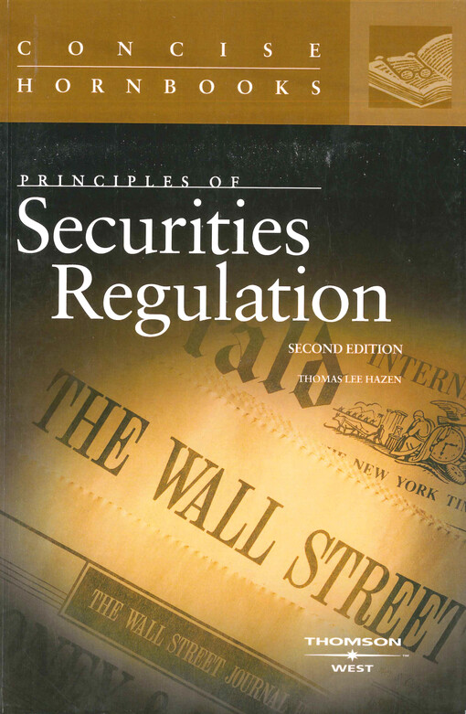 Principles of securities regulation