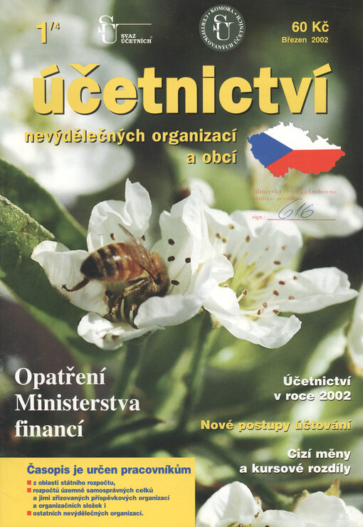 Účetnictví nevýdělečných organizací a obcí