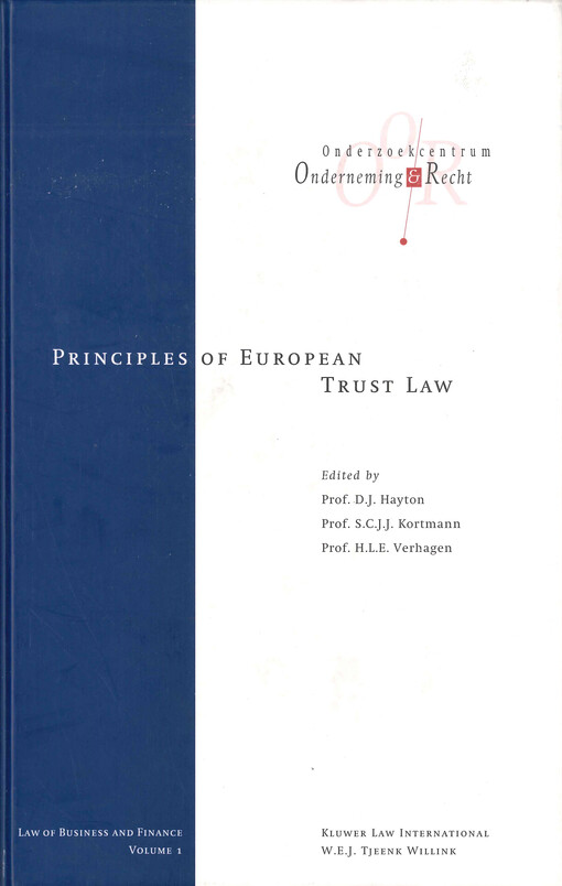 Principles of European trust law