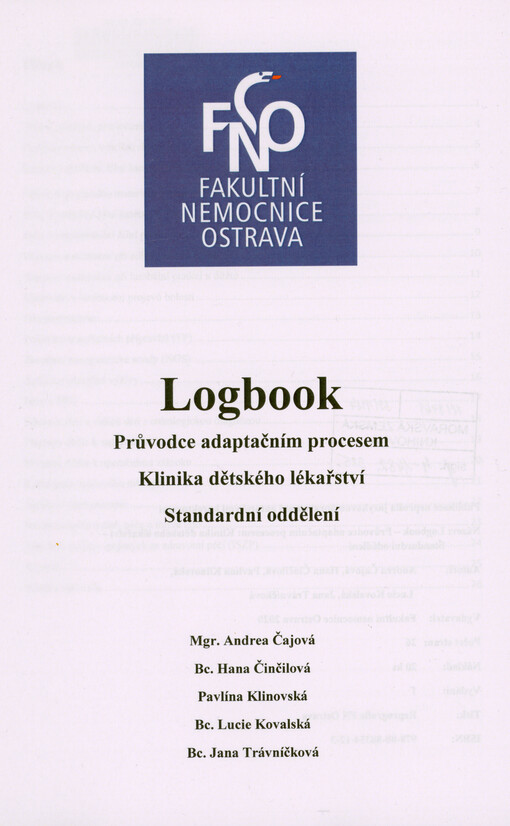 Logbook : průvodce adaptačním procesem