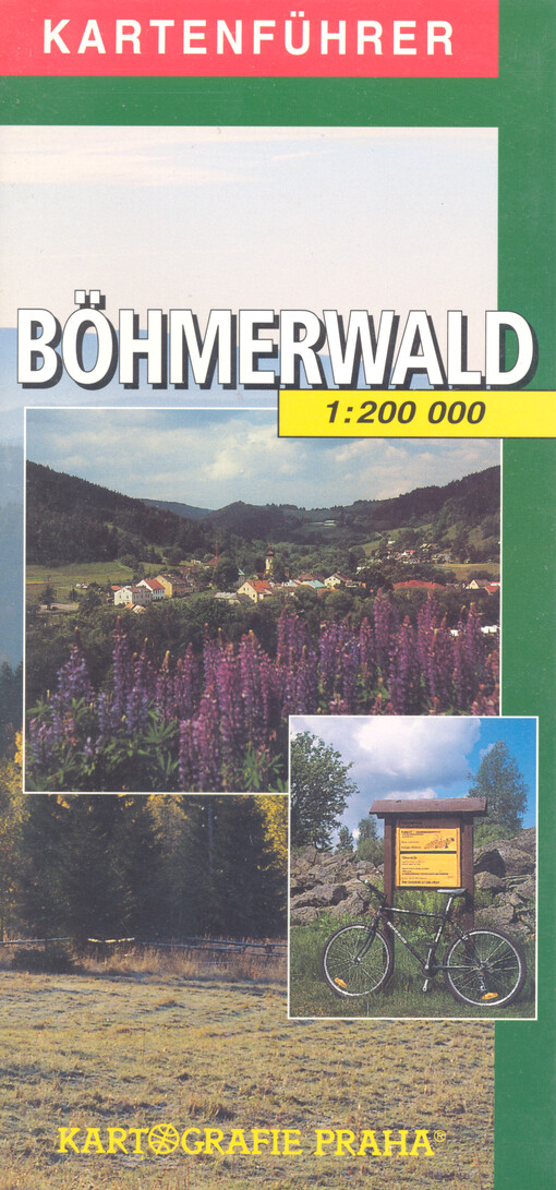 Böhmerwald 1:200 000 Lipno 1:100 000 : Kartenführer