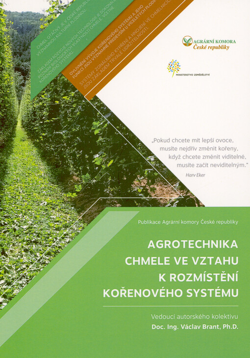 Agrotechnika chmele ve vztahu k rozmístění kořenového systému