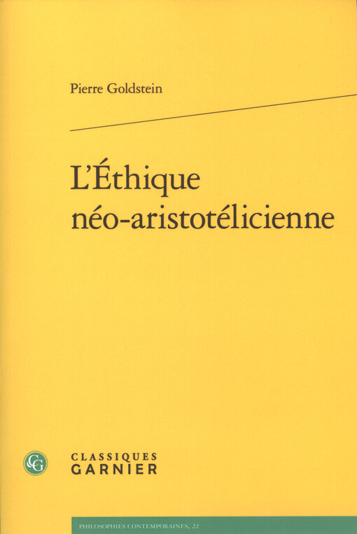 L'éthique néo-aristotélicienne