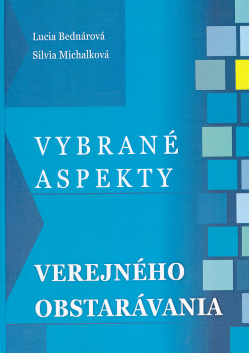 Vybrané aspekty verejného obstarávania