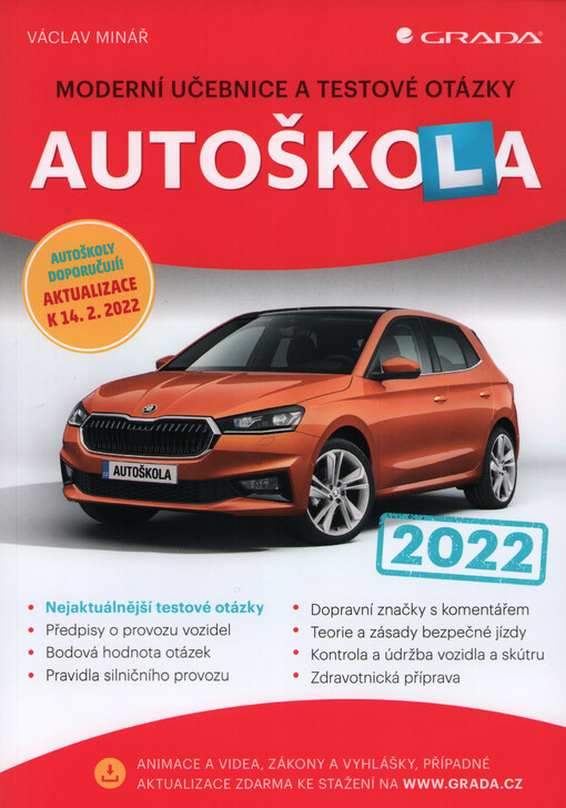 Autoškola : moderní učebnice a testové otázky : 2022