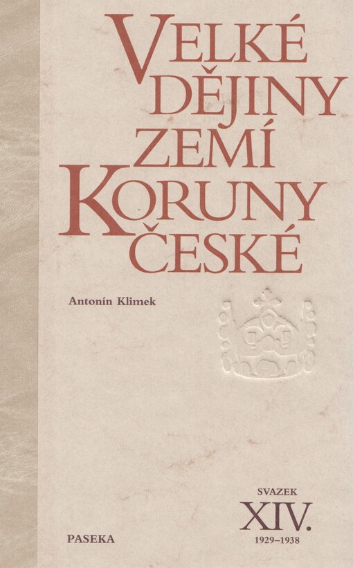 Velké dějiny zemí Koruny české, Svazek 14