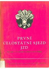 První celostátní sjezd JZD konaný ve dnech 14.-15. února 1953 v Praze : Projevy, diskuse, usnesení a text přijatých vzorových stanov JZD (odkaz v elektronickém katalogu)