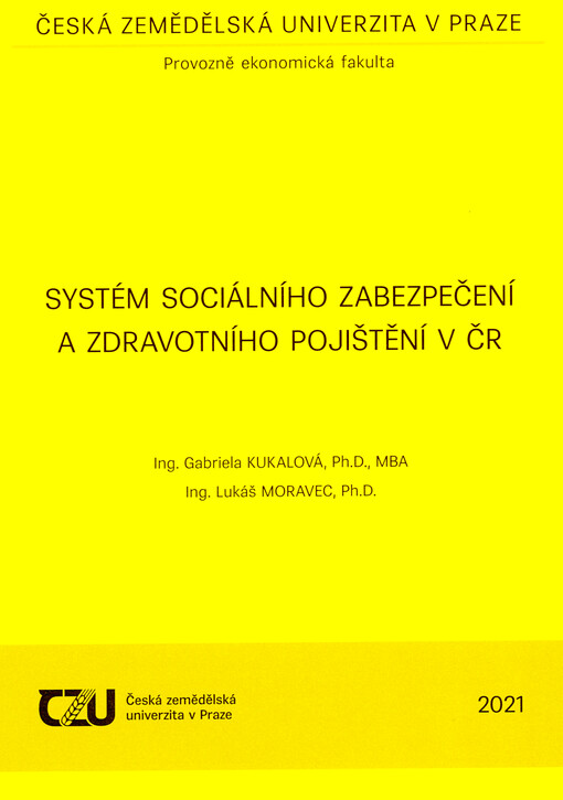 Systém sociálního zabezpečení a zdravotního pojištění v ČR